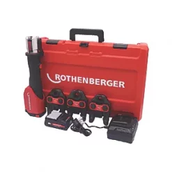 Rothenberger 1000003453 18V 1 x 4Ah Li-Ion CAS Brushless Cordless Romax Press Machine & Jaws