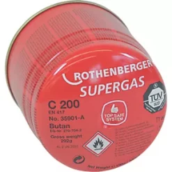 Rothenberger Butane Pierceable Butane Cartridge 190g